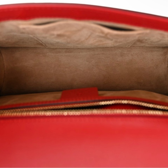 Gucci Red Leather Sylvie Shoulder Bag ✨LIKE NEW✨ - Picture 14 of 16